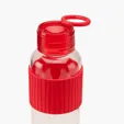 Krystal 18 oz. Glass Water Bottle with Silicone Grip — view 4