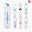 Valumark Newport II 25 oz. PET Bottle with Flip Spout