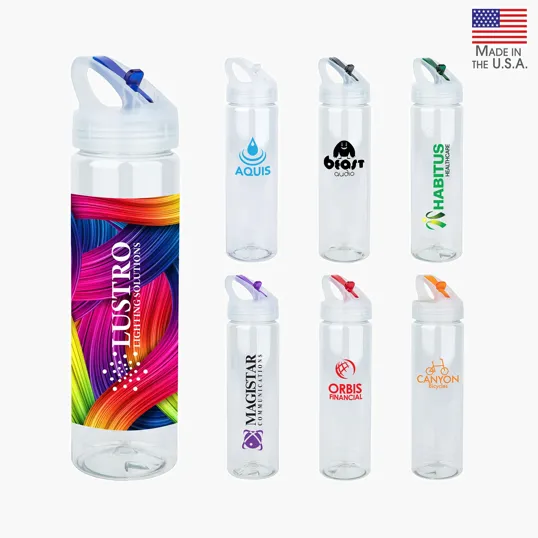 Valumark Newport II 25 oz. PET Bottle with Flip Spout