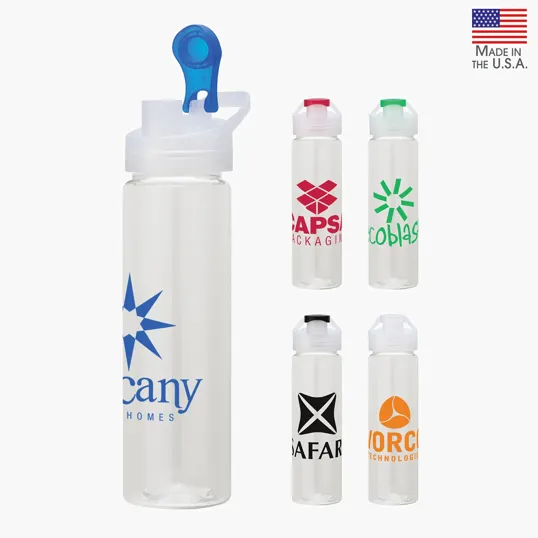 Valumark Newport VII 25 oz. PET Bottle with Chug Spout