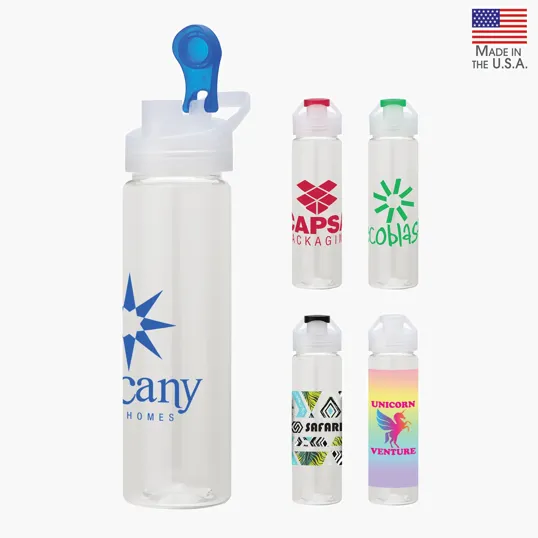 Valumark Newport VII 25 oz. PET Bottle with Chug Spout