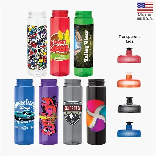 Valumark Newport 25 oz. PET Bottle with Pull Spout Lid — view 11