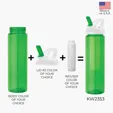 Newport 25 oz. PET Bottle with Flip Spout & Infuser — view 4