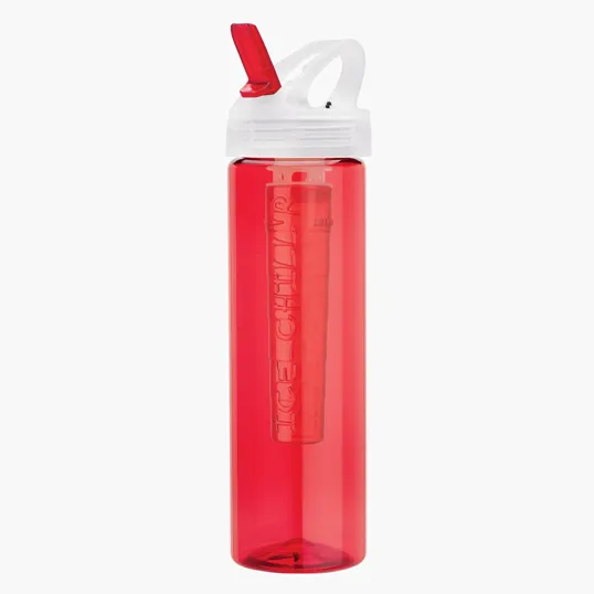 Valumark Newport 25 oz. PET Bottle with Flip Spout & Ice Stick — view 9