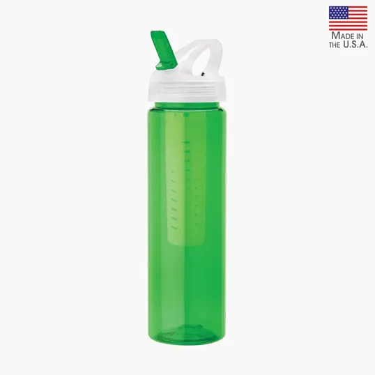 Valumark Laguna 32 oz. PET Bottle with Flip Spout & Infuser — view 4