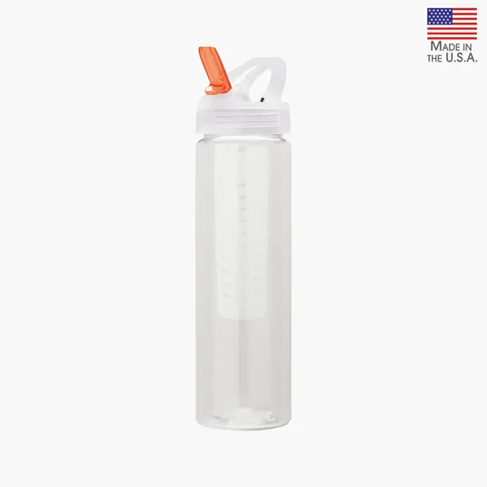 Valumark Laguna 32 oz. PET Bottle with Flip Spout & Infuser — view 6