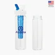 Valumark Laguna 32 oz. PET Bottle with Flip Spout & Ice Stick