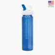 Valumark Laguna 32 oz. PET Bottle with Flip Spout & Ice Stick — view 3