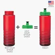 Malibu 26 oz. PET Bottle with Pull Spout Lid — view 3
