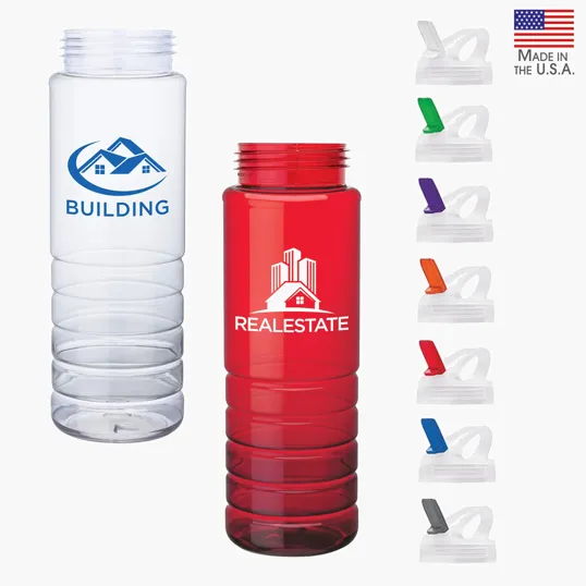 Malibu 26 oz. PET Bottle with Flip Spout — view 2