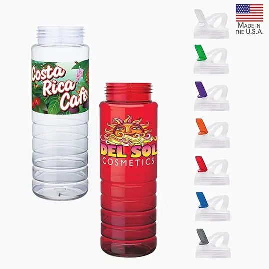 Malibu 26 oz. PET Bottle with Flip Spout — view 3