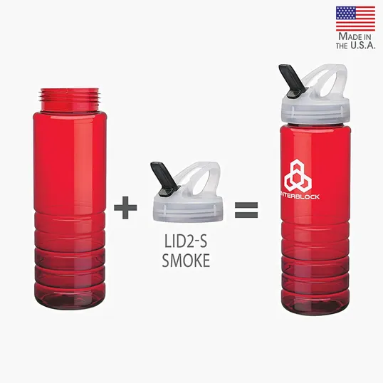 Malibu 26 oz. PET Bottle with Flip Spout — view 5