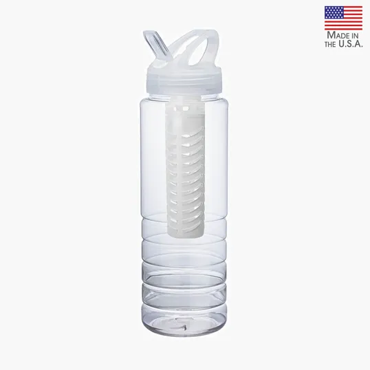 Malibu 26 oz. PET Bottle with Flip Spout & Infuser — view 3