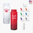 Malibu 26 oz. PET Bottle with Flip Spout & Infuser