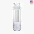 Malibu 26 oz. PET Bottle with Flip Spout & Infuser — view 3