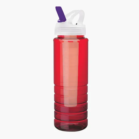 Valumark 26 oz. PET Bottle with Flip Spout & Ice Stick — view 4