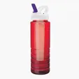 Valumark 26 oz. PET Bottle with Flip Spout & Ice Stick — view 4
