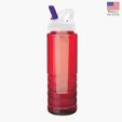 Valumark 26 oz. PET Bottle with Flip Spout & Ice Stick — view 5