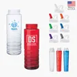 Valumark 26 oz. PET Bottle with Flip Spout & Ice Stick — view 6