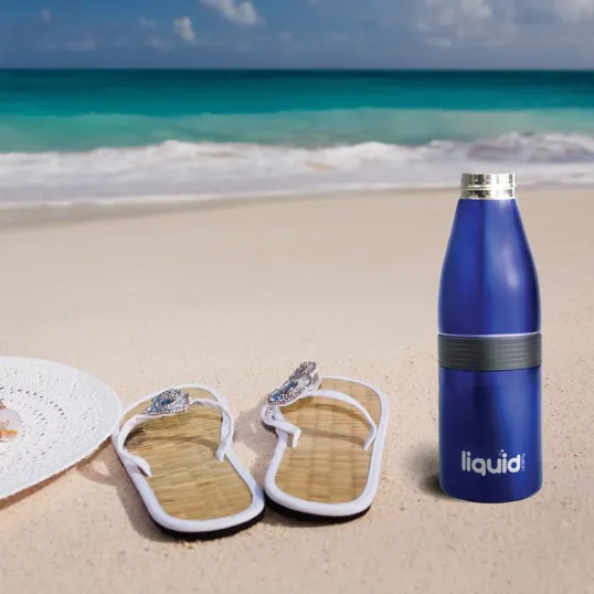 Liquid Fusion® Icy Bev Kooler® 22 oz. 3-In-1 Double Wall Stainless Steel Bottle — view 14