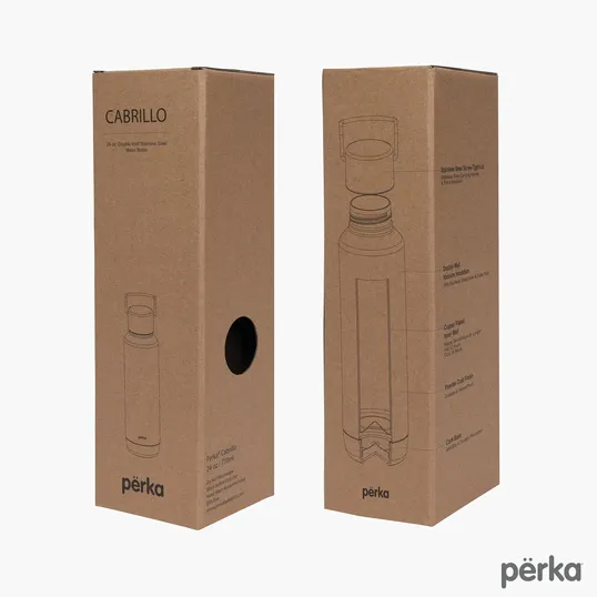 Perka® Cabrillo 24 oz. Double Wall Stainless Steel Water Bottle — view 9