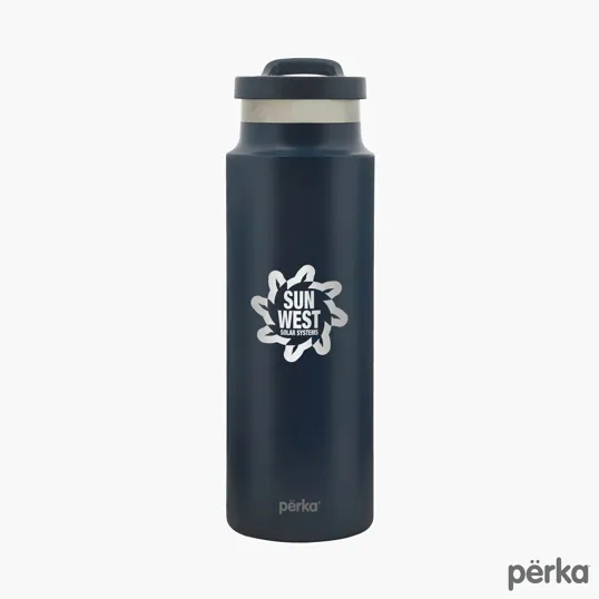 Perka® Monroe 24 oz. Double Wall Recycled Stainless Steel Water Bottle — view 8