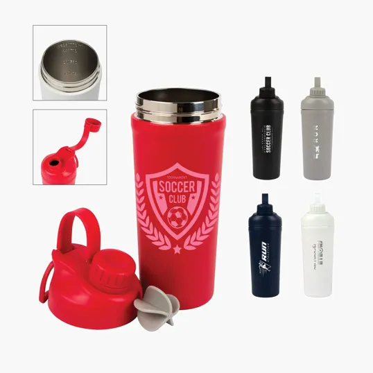 Sovrano Longden 26 oz. Double Wall Stainless Steel Shaker Bottle