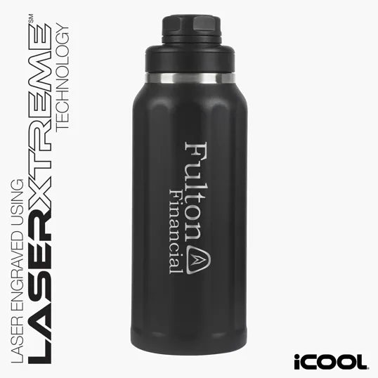 iCOOL® Sedona 32 oz. Double Wall Stainless Steel Water Bottle — view 3