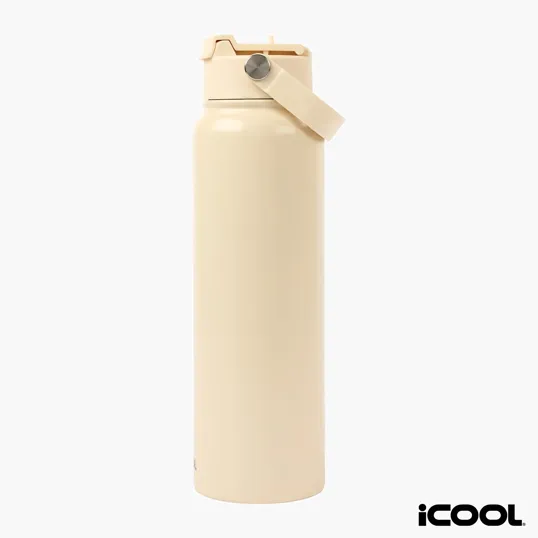 iCOOL® Glenwood 35 oz. Double Wall Recycled Stainless Steel Water Bottle — view 17