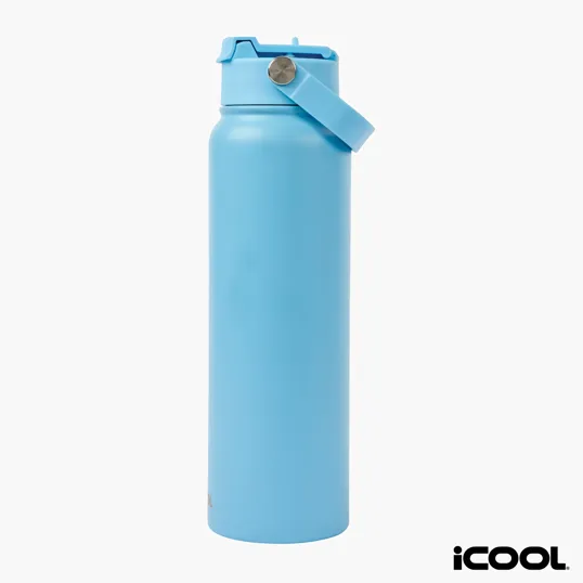 iCOOL® Glenwood 35 oz. Double Wall Recycled Stainless Steel Water Bottle — view 25
