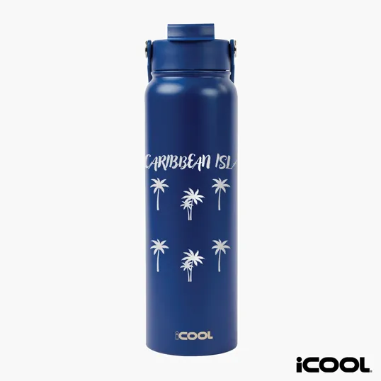iCOOL® Glenwood 35 oz. Double Wall Recycled Stainless Steel Water Bottle — view 28