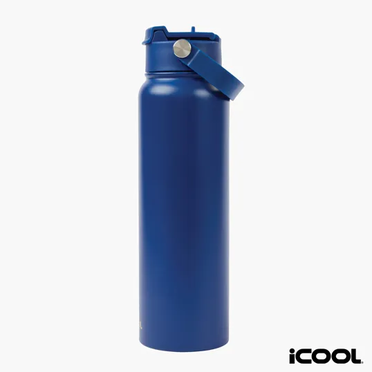 iCOOL® Glenwood 35 oz. Double Wall Recycled Stainless Steel Water Bottle — view 34