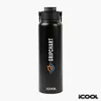 iCOOL® Glenwood 35 oz. Double Wall Recycled Stainless Steel Water Bottle — view 2
