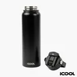 iCOOL® Glenwood 35 oz. Double Wall Recycled Stainless Steel Water Bottle — view 3