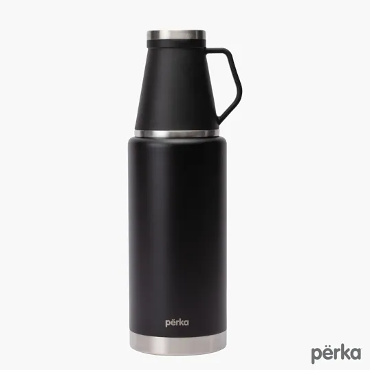 Perka® Rover 51 oz. Double Wall Stainless Steel Growler with Cup — view 3