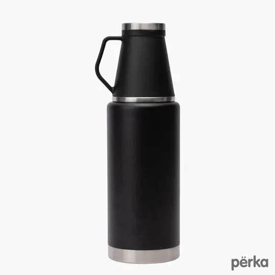 Perka® Rover 51 oz. Double Wall Stainless Steel Growler with Cup — view 5