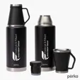 Perka® Rover 51 oz. Double Wall Stainless Steel Growler with Cup