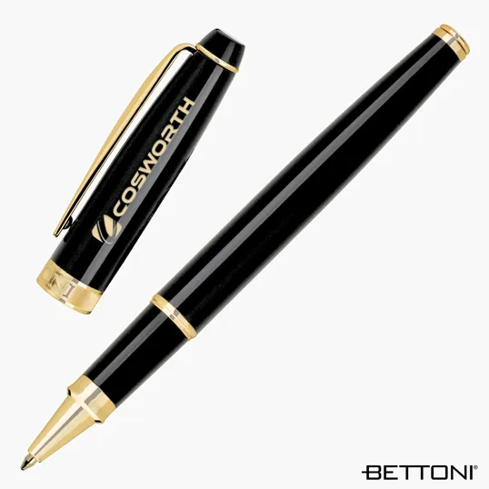 Bettoni® Alberti Rollerball Pen, Brass — view 3