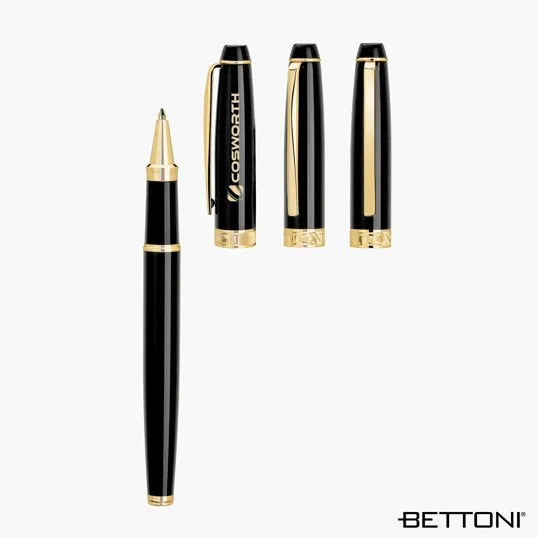 Bettoni® Alberti Rollerball Pen, Brass — view 5