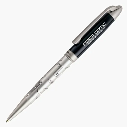 Bella Bettoni® Brass Ballpoint Pen with Custom Molded Barrel — view 3