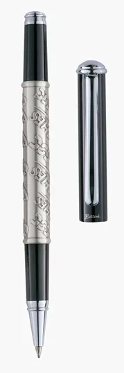 Savona Bettoni Rollerball Pen, Black Lacquer — view 3