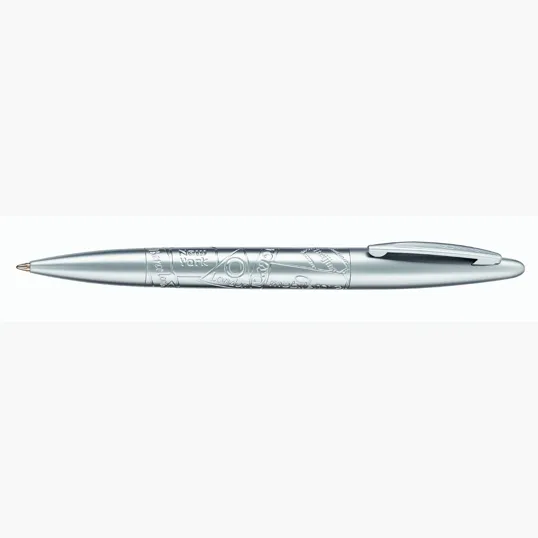 Bettoni Corona Series Ballpoint Pen, Satin Silver — view 8