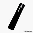 Bettoni Corona Series Ballpoint Pen, Satin Silver — view 5