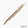 Bettoni Corona Series Ballpoint Pen, Satin Silver — view 2