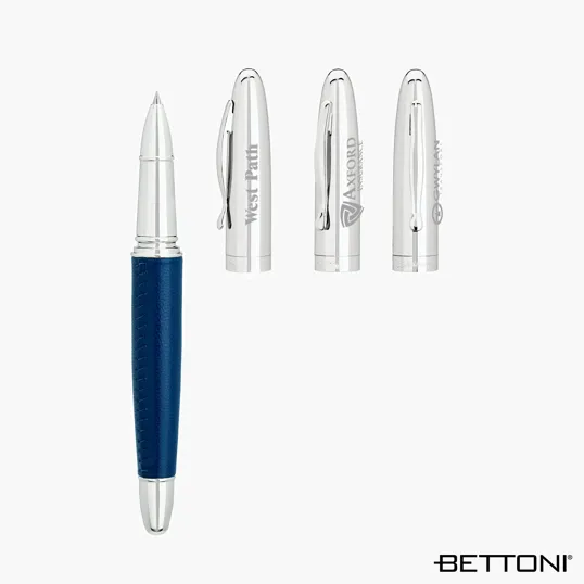 Bettoni Avante Rollerball Pen with Leather Barrel — view 9
