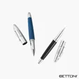 Bettoni Avante Rollerball Pen with Leather Barrel
