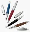 Bettoni Avante Rollerball Pen with Leather Barrel — view 2