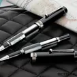 Bettoni Provano Ballpoint Pen with Mother-of-Pearl Inlays — view 2