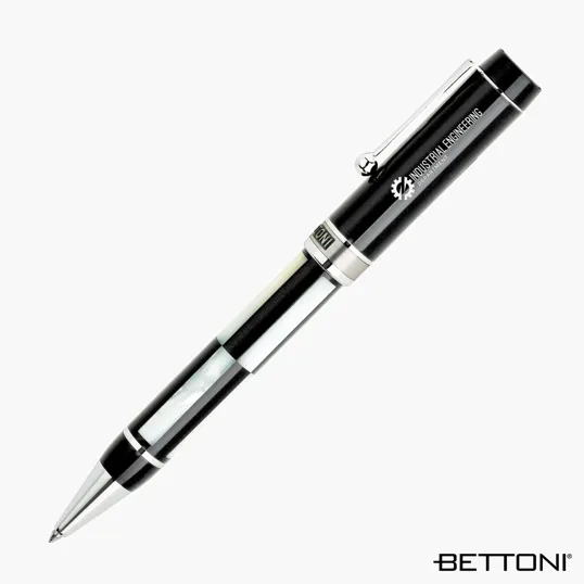 Bettoni Provano Ballpoint Pen with Mother-of-Pearl Inlays — view 3
