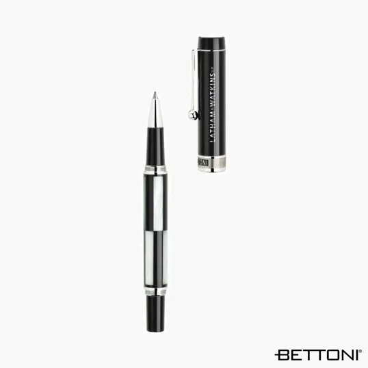 Bettoni Provano Rollerball Pen with Mother-of-Pearl Inlay — view 8